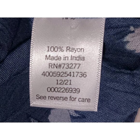 So  Women's Pullover Multicolor  Elastic Floral Maxi Dress size XLARGE - Picture 9 of 10